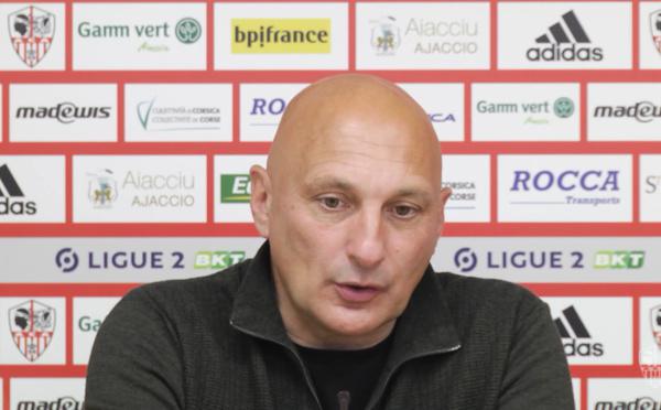 Olivier Pantaloni (AC Ajaccio) : "Une victoire qui va nous redonner de la confiance"