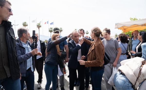 Tensions lors du déplacement d'Eric Zemmour à Ajaccio : les "forces de gauche et associations solidaires en Corse" réagissent 
