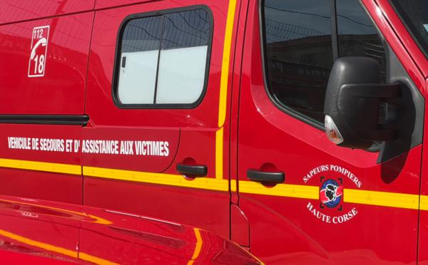 Trois blessés dans un accident à la sortie nord du tunnel de Corte, circulation coupée 