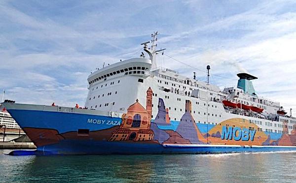 Le "Giraglia" en panne : Moby Lines mobilise le "Moby Zaza" entre Corse et Sardaigne