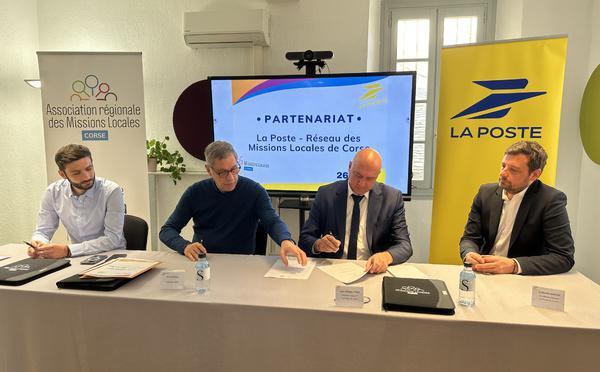 Insertion des jeunes : en Corse, La Poste s’engage aux côtés des Missions Locales