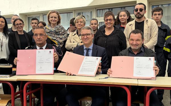 Corte : Une option sapeur-pompier au collège et au lycée pour susciter des vocations