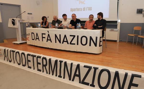 À Corte, le PNC en quête de renouveau politique, prône un "riacquistu naziunale"