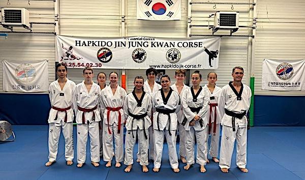 Taekwondo – Passage de grade régional : onze nouveaux promus à Furiani