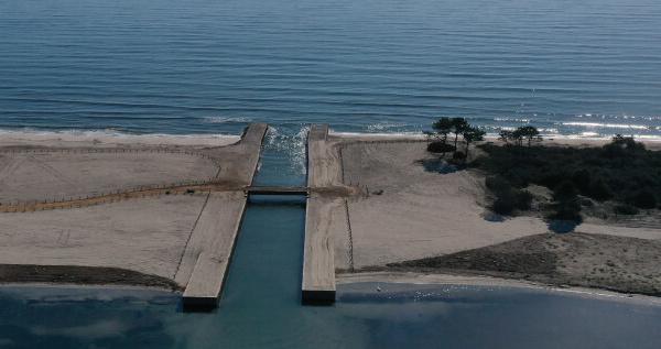 Étang d’Urbinu : le lien avec la mer restauré après un an et demi de travaux
