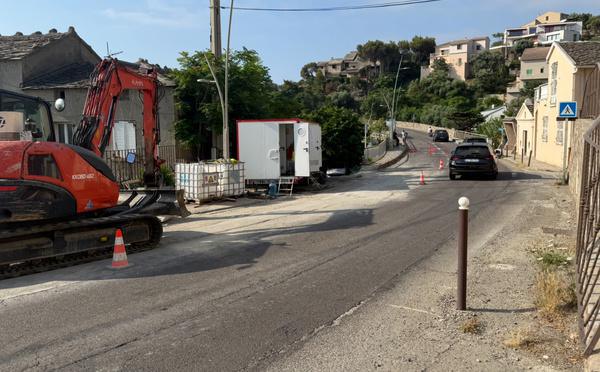 Route du Cap Corse : le chantier d’Acqua Publica terminé avec un an d’avance