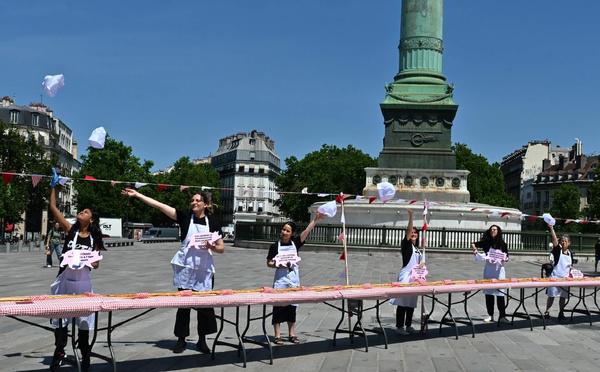 Une militante animaliste corse vise le record du plus long sandwich végan