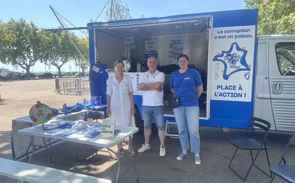 Tour de France contre la corruption : l’association Anticor fait étape à Bastia