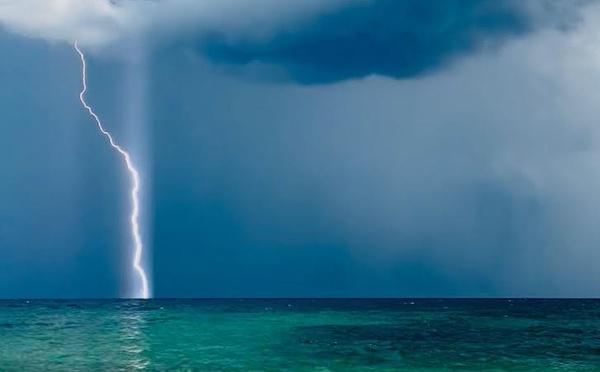 Météo : Coup de foudre au large du Cap Corse