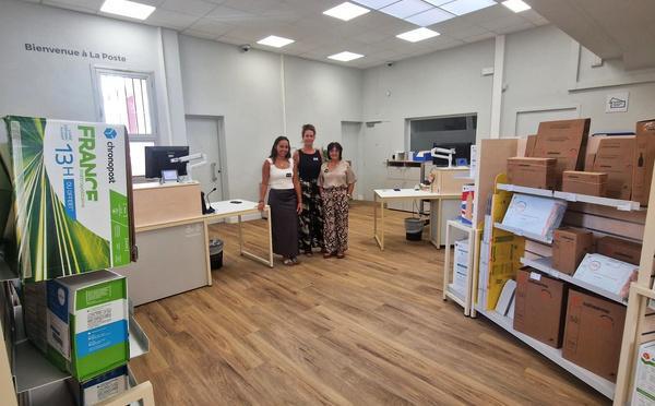 Ghisonaccia : le bureau de poste a fait peau neuve