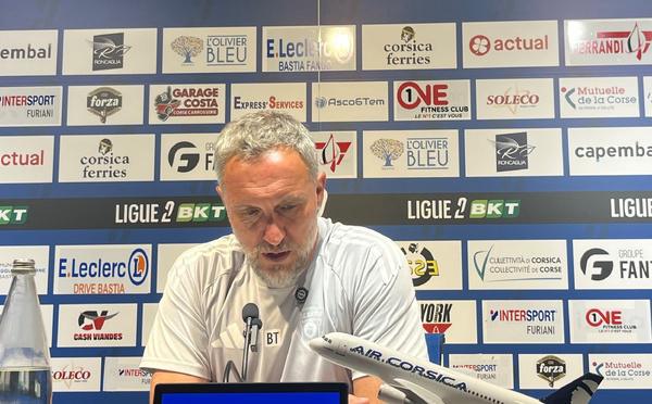 Benoît Tavenot (SC Bastia) : « Il faut vite trouver les leviers pour démarrer notre saison »