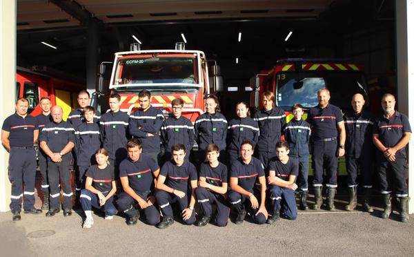 Les jeunes sapeurs-pompiers balanins entament leur dernière année de formation