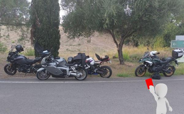 Tallone - Quatre motards interceptés à près de 200 km/h sur la RT10