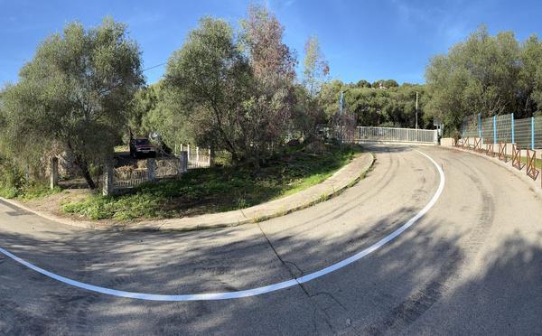 Ajaccio : le chemin de l'Olivetto rouvre à la circulation
