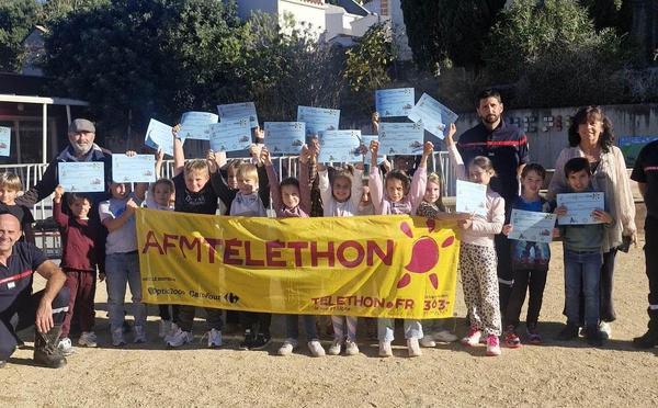 Téléthon - Pompiers et écoliers balanins, unis pour faire bouger les lignes