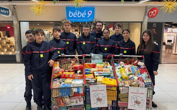 Les jeunes sapeurs-pompiers de Saint-Florent solidaires des étudiants