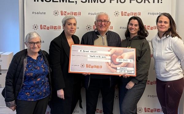 L'association Inseme reçoit un don exceptionnel d'une famille corse