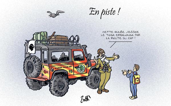 Le dessin de Battì : sur la route de... Toga à Erbalonga