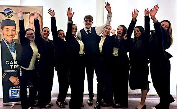 Formation et examens CCA hôtesse de l’air et steward à Ajaccio avec SkyWings