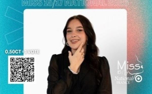 Élection Miss 15/17 National 2026 : Soutenez la candidate corse Carla Martinetti-Miniconi