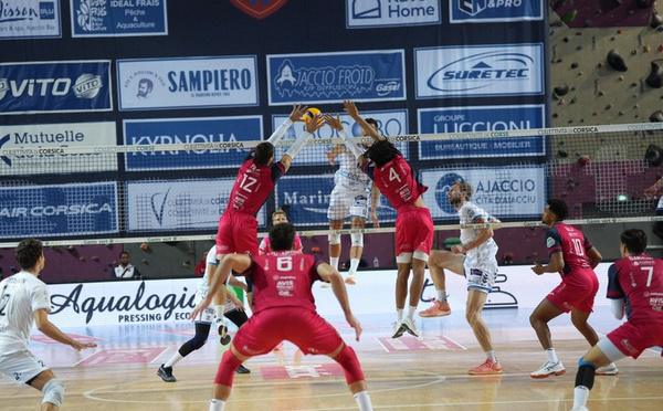 MSL Volley - Le GFC Ajaccio sèchement battu au Plessis-Robinson