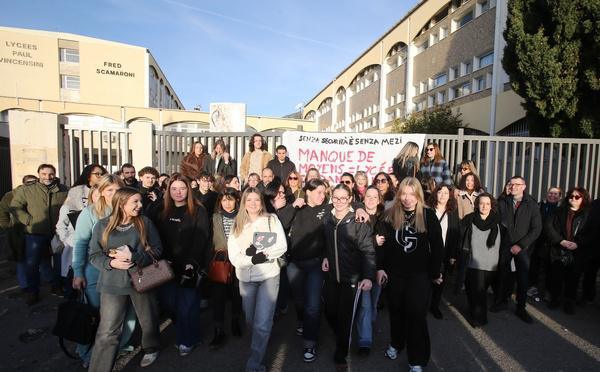 Cité scolaire de Montesoro - Les représentants des personnels d’éducation persistent et signent