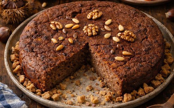À table - U castagnacciu (gâteau à la châtaigne)
