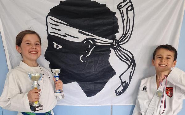 Deux jeunes karatékas d'Aleria sur le podium aux Championnats de France JKA