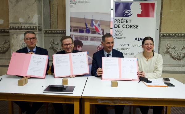 L’État, le rectorat et la Collectivité de Corse s’engagent pour une meilleure égalité des sexes dans les parcours scolaires