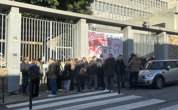 Bastia - La grève se poursuit au collège Giraud ce mardi, les enseignants obtiennent un rendez-vous avec la CDC
