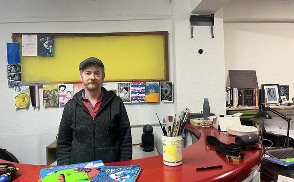 À Ajaccio, Yann Le Borgne imprime l’aventure graphique de Drozo