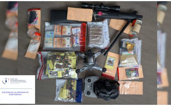 Bastia - Plus d’un kilo de cannabis saisi, un homme écroué