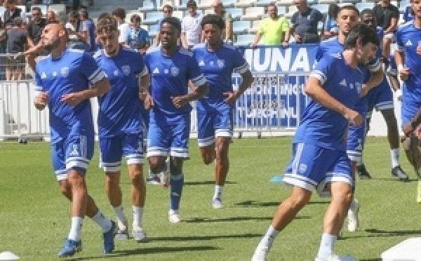 Le Sporting Club de Bastia dos au mur avant son déplacement à Rodez