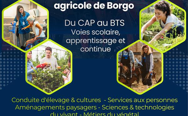 Borgo : Le lycée agricole vous invite à son « Village du vivant »