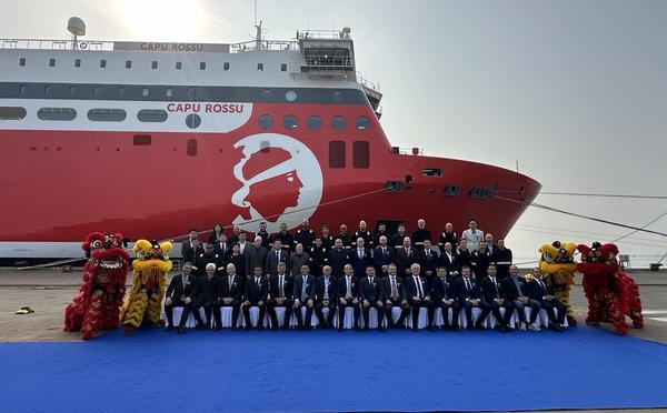 Corsica Linea réceptionne officiellement son nouveau navire