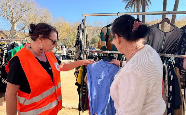 La Croix-Rouge mobilisée sur la Place Paoli de Lisula