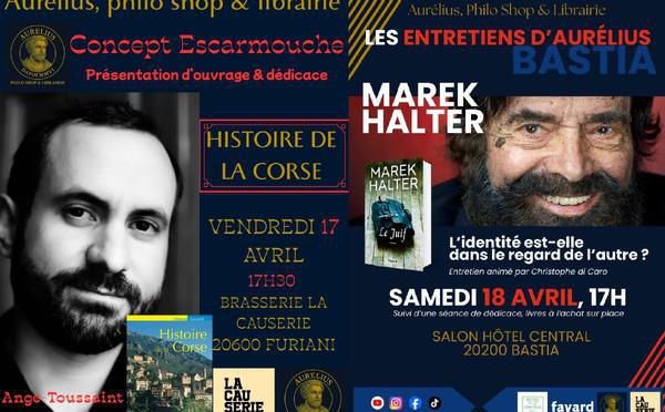 Philosophie : Marek Halter et Ange-Toussaint Pietrera aux « Rencontres d’Aurelius »