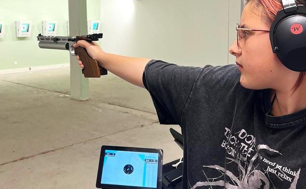 Tir à la cible - Alexandra Lungarella (CTPV) titrée à Porticcio