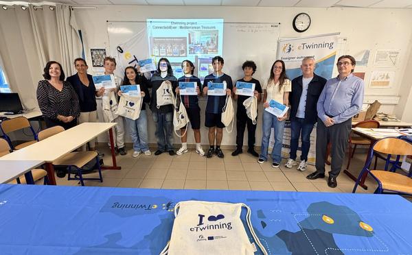 Un label eTwinning pour les élèves du collège Pascal-Paoli de L’Île-Rousse