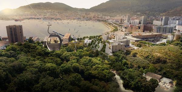Futur parc urbain d'Ajaccio : du pétrole découvert sous le téléphérique Angelo, la CAPA suspend une partie du chantier