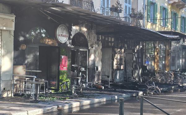 Bastia : incendie dans un café de la place Saint-Nicolas