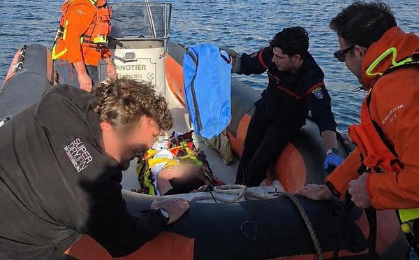 Propriano : une victime secourue sur la digue du port après une chute
