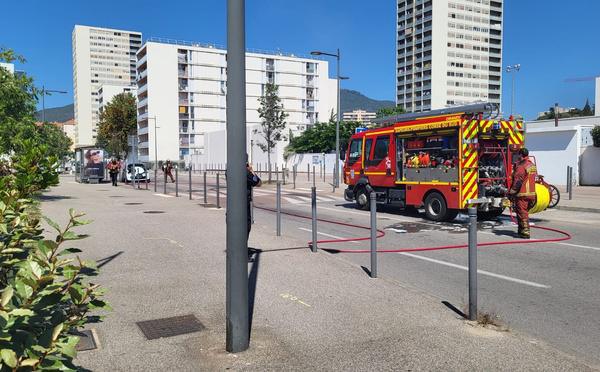 Ajaccio : feu de voiture rue François Pietri
