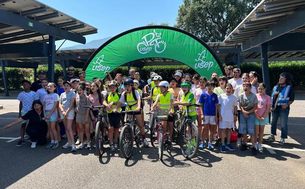 « Un P’tour à vélo » à Borgo  avec l'Usep