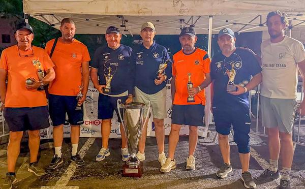 Pétanque Grand Sud - Le trio Reboul-Santini-Monnier (SPIR) remporte le 1er Challenge Gérard et Véro Cesari