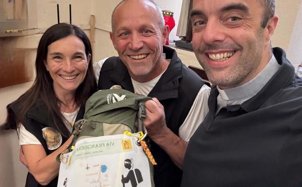 Bastia - Angélique et Stéphane : 206 km à pied sur la Via Francigena pour rejoindre Rome