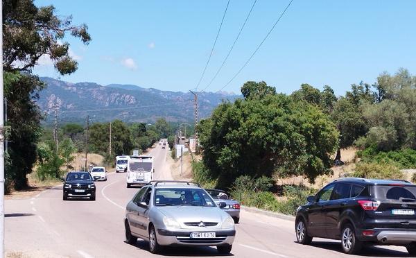 Un aménagement routier pour réduire la vitesse au nord de Portivechju