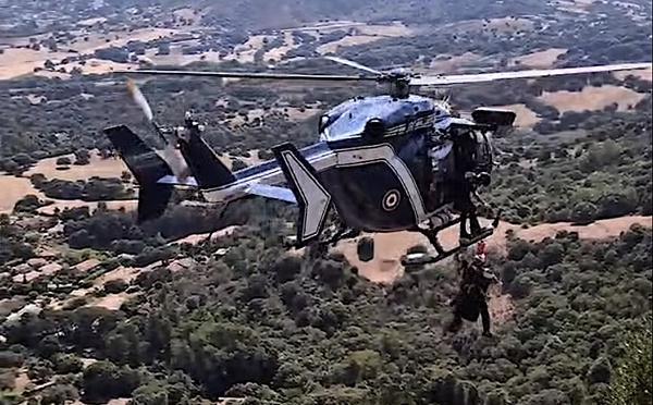 En exercice au Monte Gozzi, des gendarmes interviennent pour secourir un randonneur en détresse