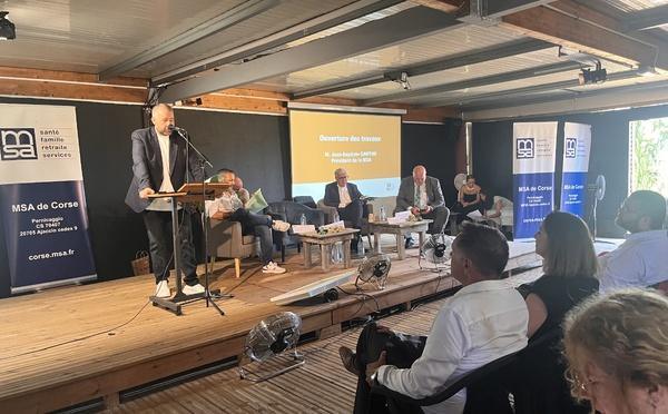 La MSA de Corse donne la priorité au terrain