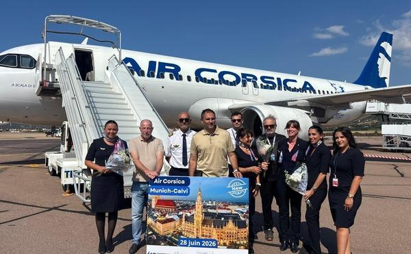 Air Corsica inaugure sa liaison Munich-Calvi, une nouvelle porte d'entrée allemande vers la Balagne
